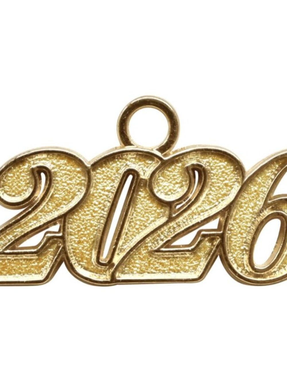 Tassel Date Charm Gold Year